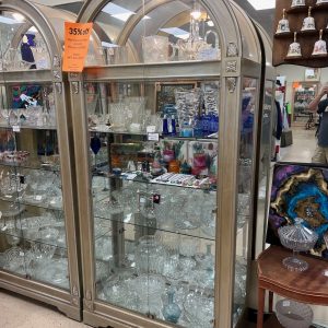 Rounded Top Glass Display Case