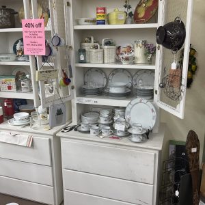 Large hutch type display file storage cabinet