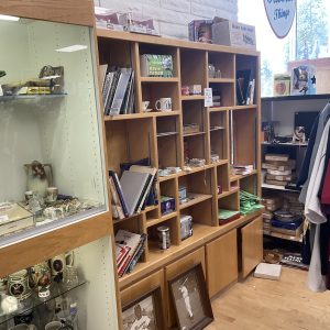 Vintage built in cabinet converted to display case