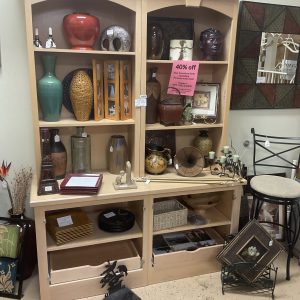 Twin hutch cabinets set of 2